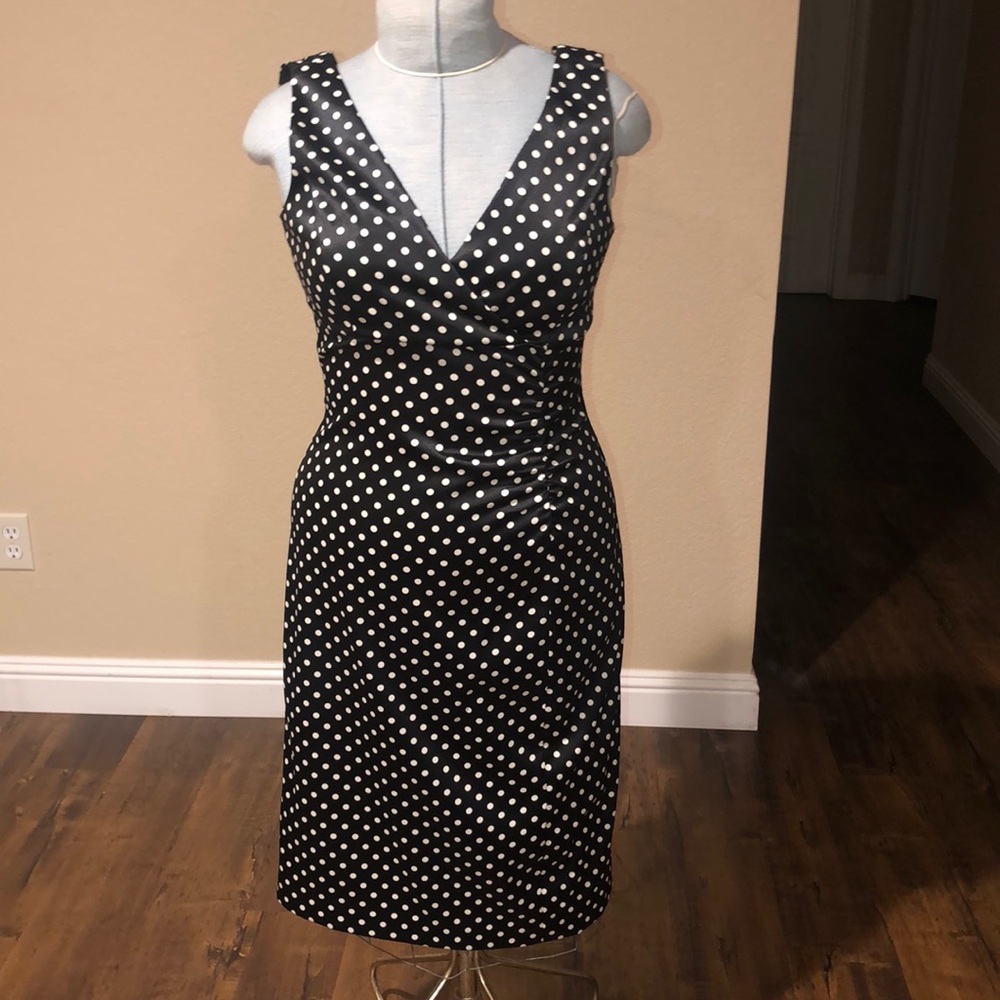 DONNA RICCO Polka Dot Dress